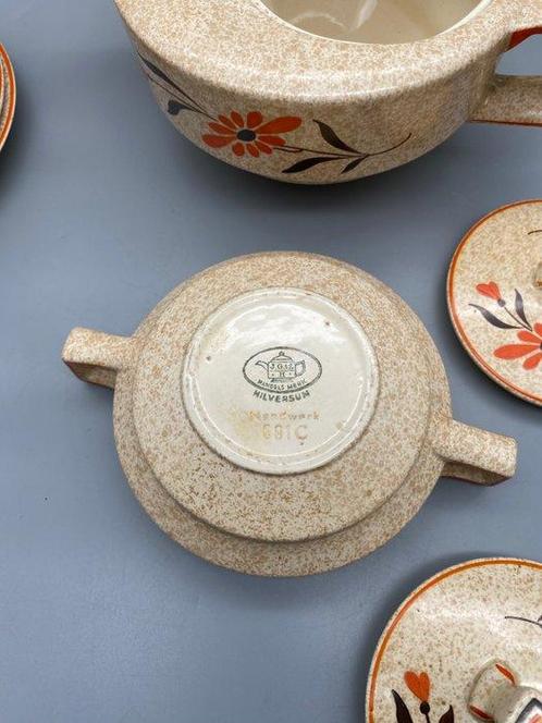 J.G.& Z Duitsland - Theeservies (15) - Handwerk C691C -, Antiek en Kunst, Kunst | Designobjecten