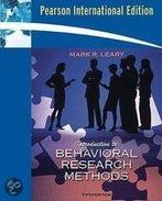 Introduction To Behavioral Research Methods 9780205604364, Verzenden, Zo goed als nieuw