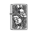 Zippo Skull & Roses, Verzamelen, Verzenden, Nieuw, Aansteker
