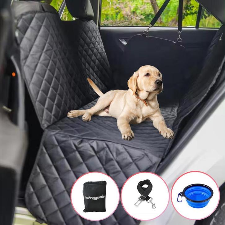 Lovinggoods Hondendeken Auto Achterbank en Kofferbak, Dieren en Toebehoren, Overige Dieren-accessoires, Nieuw, Verzenden