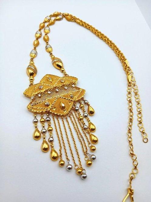 Halsketting - 22 karaat Geel goud - Oro Amarillo 22kt, Sieraden, Tassen en Uiterlijk, Kettingen