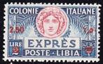 Italiaans Libië 1933 - Espresso L - 2,50 op 2 lire., Gestempeld