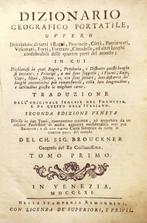Brouckner - Dizionario Geografico Portatile - 1761, Antiek en Kunst