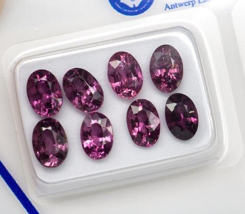 Zonder Minimumprijs - 8 pcs Spinel - 4.70 ct - Antwerp, Sieraden, Tassen en Uiterlijk, Edelstenen