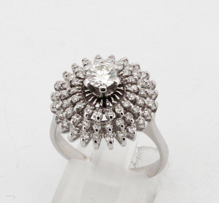 Zonder Minimumprijs - Ring - 18 karaat Witgoud Diamant, Sieraden, Tassen en Uiterlijk, Ringen