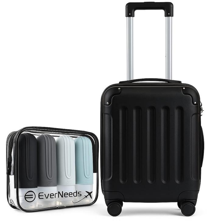 2dekans | Handbagage Koffer + Reisflesjes – Compacte, Sieraden, Tassen en Uiterlijk, Koffers, Zo goed als nieuw, Ophalen of Verzenden