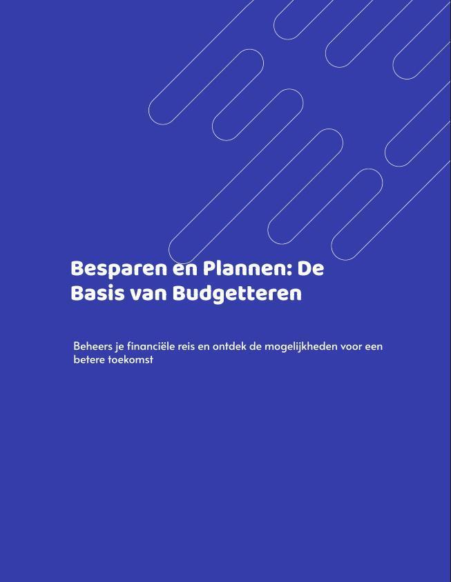 Besparen en Plannen De Basis van Budgeteren, Boeken, Advies, Hulp en Training, Nieuw