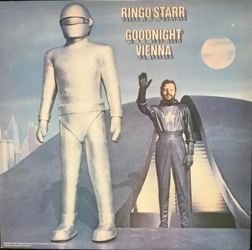 LP gebruikt - Ringo Starr - Goodnight Vienna, Cd's en Dvd's, Vinyl | Rock, Zo goed als nieuw, Verzenden