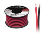 2 x 1.00 mm zwart/rood op rol 10 meter 2-aderige kabel voor, Doe-het-zelf en Verbouw, Elektra en Kabels, Nieuw, Ophalen of Verzenden