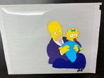 Gracie Films - Originele animatiecel van Homer en Maggie, Nieuw in verpakking