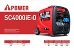 I power SC4000iE-0 aggregaat generator, Doe-het-zelf en Verbouw, Aggregaten, Nieuw, Minder dan 5 kVA, Benzine, Elektrisch startend