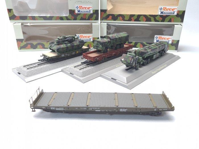 Roco, Minitanks H0 - 827/834/841/846 - Modeltrein, Hobby en Vrije tijd, Modeltreinen | H0