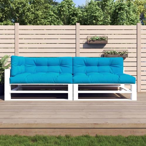 vidaXL Palletkussens 5 st stof blauw, Huis en Inrichting, Woonaccessoires | Kussens, Blauw, Nieuw, Verzenden