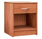 Nachtkastje Hamburg Kersenhout look 50x40x35cm (Slaapkamer), Huis en Inrichting, Slaapkamer | Bedden, Verzenden, Nieuw