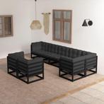 vidaXL 8-delige Loungeset met kussens massief grenenhout, Verzenden, Nieuw, Loungeset