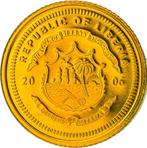 Liberia. 10 Dollars 2006 Panda Proof, Certificate (Zonder