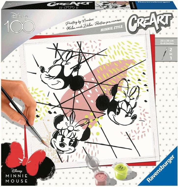 Creart - Disney 100 Jaar Minnie Mouse #2 | Ravensburger -, Hobby en Vrije tijd, Schilderen, Nieuw, Verzenden
