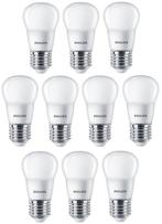 10 stuks Philips LED Kogellamp E27 5W 470lm 2700K Mat Nie..., Ophalen of Verzenden, Nieuw