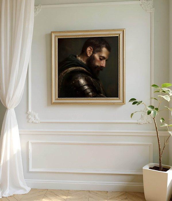 Le Yack - The Armored Prayer - Hand signed, Antiek en Kunst, Kunst | Designobjecten
