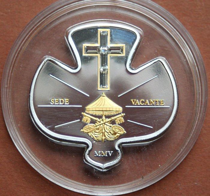 Liberia. 10 Dollars 2005 Sede vacante - mit, Postzegels en Munten, Munten | Europa | Niet-Euromunten