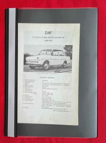 Vraagbaak DAF 33-modellen, 1968-1970 beschikbaar voor biedingen