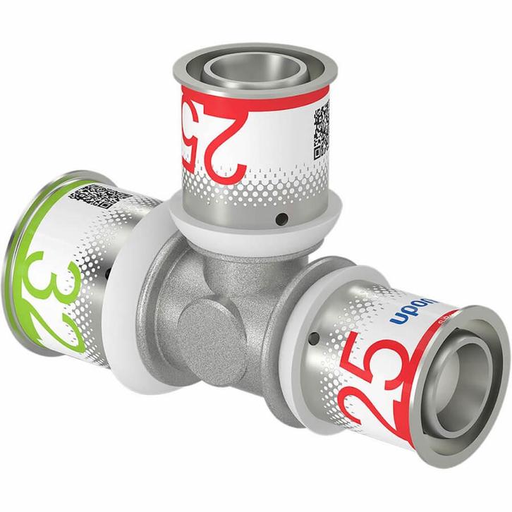 Uponor MLC perskoppeling T stuk 32 x 25 x 25, Doe-het-zelf en Verbouw, Buizen en Afvoer, Nieuw, Ophalen of Verzenden