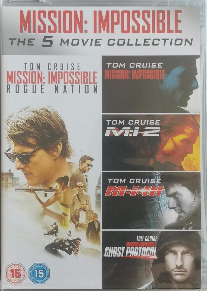 Mission: Impossible 5-Movie Collection     -Gratis verzenden, Cd's en Dvd's, Dvd's | Tv en Series, Gebruikt, Boxset, Actie en Avontuur