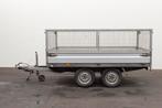 Hapert plateauwagen 2000Kg + loofrekken Plateauwagen, Ophalen of Verzenden, Gebruikt
