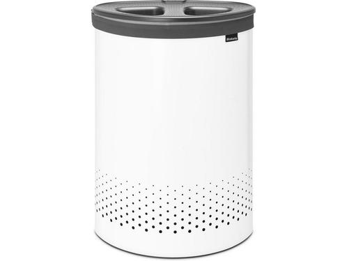 Brabantia Wasmand - met Deksel - 55 l - White / Kunststof, Huis en Inrichting, Woonaccessoires | Overige, Zo goed als nieuw, Verzenden