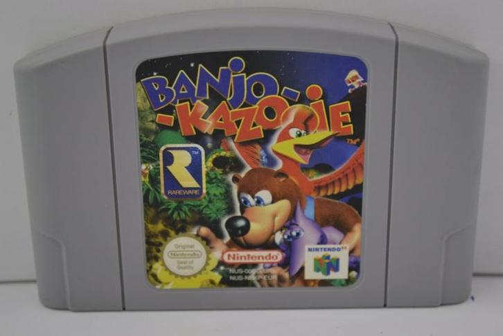 Banjo Kazooie (N64 EUR), Spelcomputers en Games, Games | Nintendo 64, 1 speler, Zo goed als nieuw, Verzenden