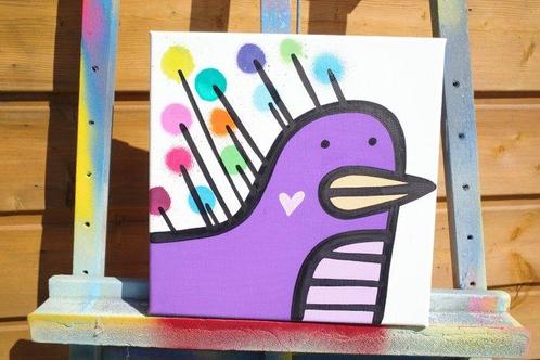 Kev Munday (1986) - Jellybean Peacock, Antiek en Kunst, Kunst | Schilderijen | Modern