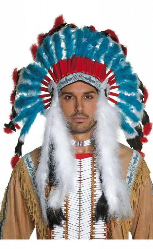 Indiaanse Hoofdtooi, Kleding | Heren, Carnavalskleding en Feestkleding, Nieuw, Ophalen of Verzenden