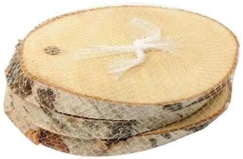 Boomstamschijf berkenschijf ovaal natural slice ca., Hobby en Vrije tijd, Knutselen, Nieuw, Ophalen of Verzenden