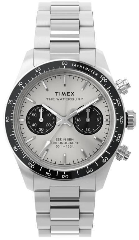 Timex TW2Y19200 Waterbury Heritage horloge, Sieraden, Tassen en Uiterlijk, Horloges | Heren, Staal, Nieuw, Staal, Overige merken