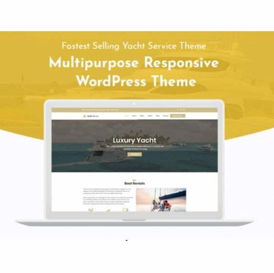 Yacht Service - Wordpress Theme, Computers en Software, Educatie- en Cursussoftware