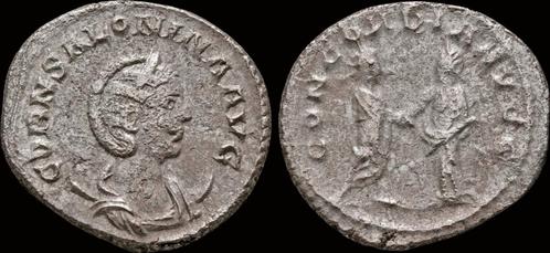254-268ad Roman Salonina billon antoninianus Gallienus an..., Postzegels en Munten, Munten | Europa | Niet-Euromunten, Verzenden