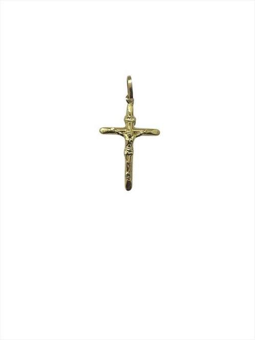 Zonder Minimumprijs - Kruishanger - 18 karaat Geel goud, Sieraden, Tassen en Uiterlijk, Antieke sieraden