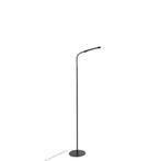 Design vloerlamp zwart incl. LED met touch dimmer - Palka, Nieuw, Overige materialen, Design, 100 tot 150 cm