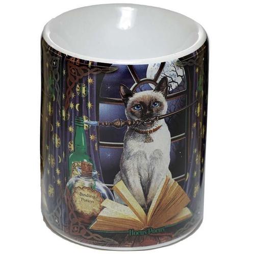 Geurbrander - Lisa Parker - Hocus Pocus Cat NIEUW, Huis en Inrichting, Woonaccessoires | Kandelaars en Kaarsen, Zwart, Nieuw, Ophalen of Verzenden