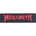 Megadeth - Logo Outline - patch officiële merchandise, Nieuw, Ophalen of Verzenden, Gebruiksvoorwerp