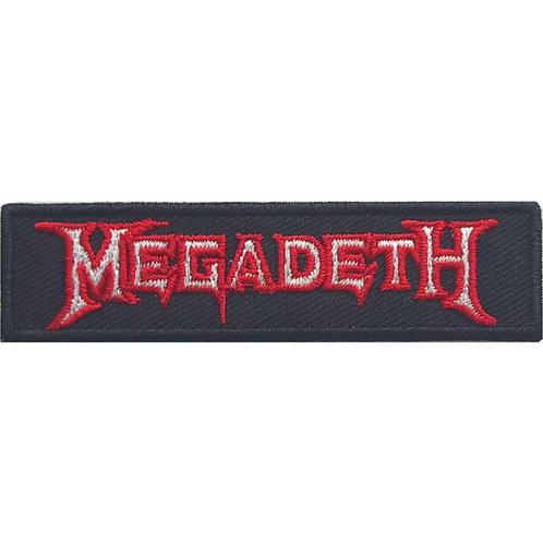 Megadeth - Logo Outline - patch officiële merchandise, Verzamelen, Muziek, Artiesten en Beroemdheden, Gebruiksvoorwerp, Nieuw