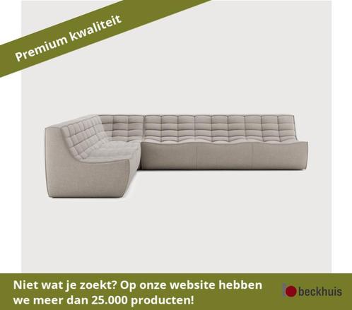 Ethnicraft N701 Modulare Sofagranitur 90° Quadratisch Links, Huis en Inrichting, Fauteuils, Nieuw, Overige materialen, Ophalen of Verzenden