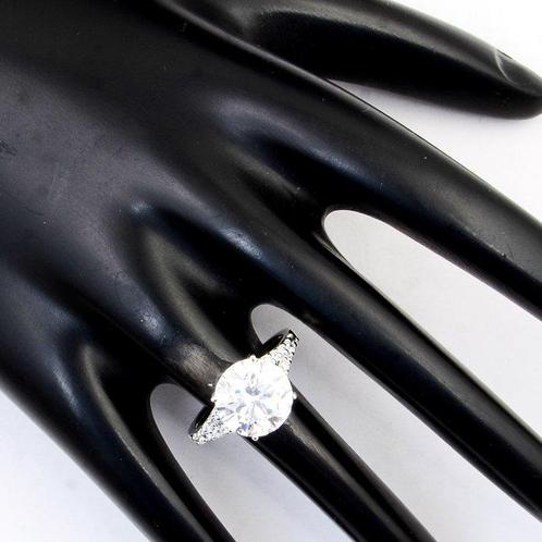 Zonder Minimumprijs - Ring - 14 karaat Witgoud - 4.13ct. tw., Sieraden, Tassen en Uiterlijk, Ringen