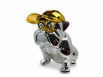 Veiling - Groot Pop-Art Beeld: Franse Bulldog met Gouden Pet, Nieuw