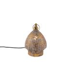 Mowgli oosterse tafellamp goud 19 cm, Huis en Inrichting, Lampen | Tafellampen, Minder dan 50 cm, Nieuw, Overige materialen, Oosters