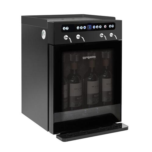 GGM Gastro | Wijndispenser - 1 klimaatzone - gekoeld - voor, Witgoed en Apparatuur, Koelkasten en IJskasten, Zonder vriesvak, 140 tot 160 cm