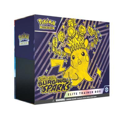 Pokemon TCG - Surging Sparks Elite Trainer Box, Hobby en Vrije tijd, Verzamelkaartspellen | Pokémon, Zo goed als nieuw, Verzenden