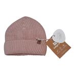 Knitted beanie with teddy inside - 0/3M, Verzenden, Nieuw