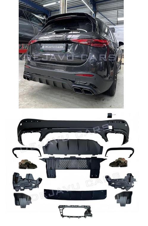 GLC63 AMG Look Diffuser voor Mercedes Benz GLC X254 SUV, Auto diversen, Tuning en Styling, Ophalen of Verzenden