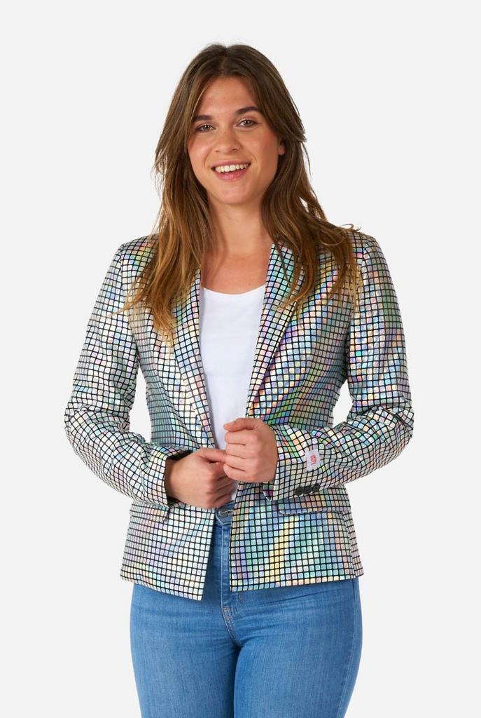 Discoballer Dames Blazer, Kleding | Dames, Carnavalskleding en Feestkleding, Nieuw, Ophalen of Verzenden